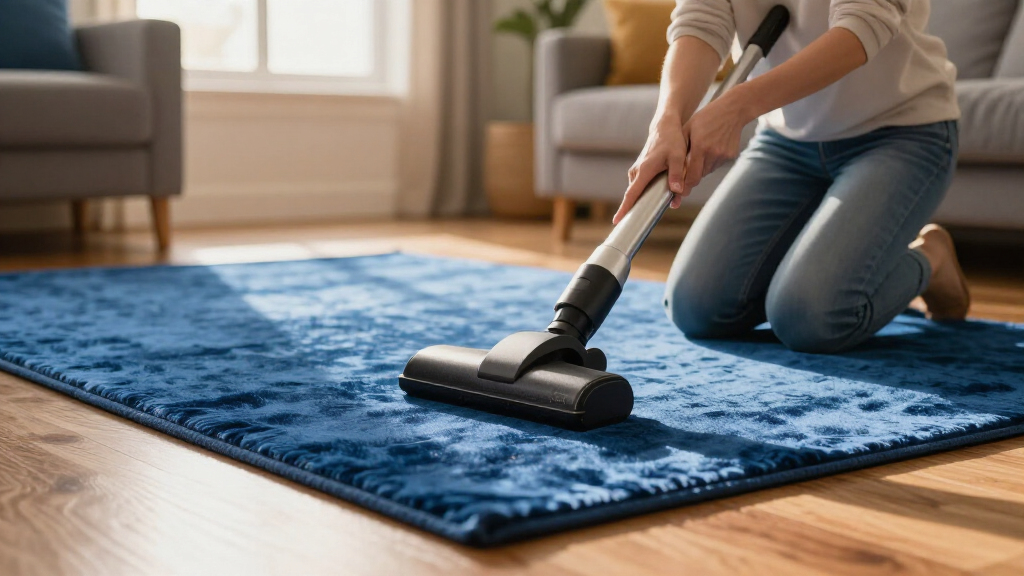 yilong blue silk area rug