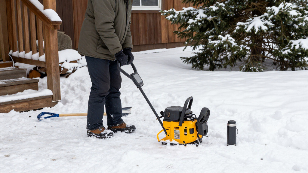 best commercial snow blower battery