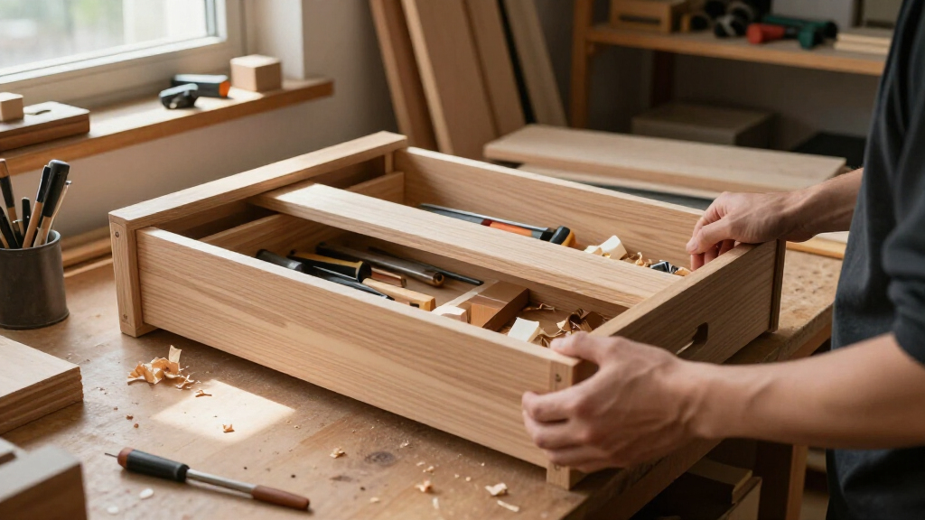 woodworking storage drawers