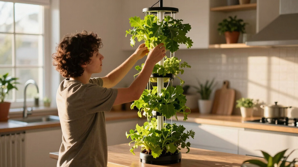 best hydroponic tower for indoor vegetables