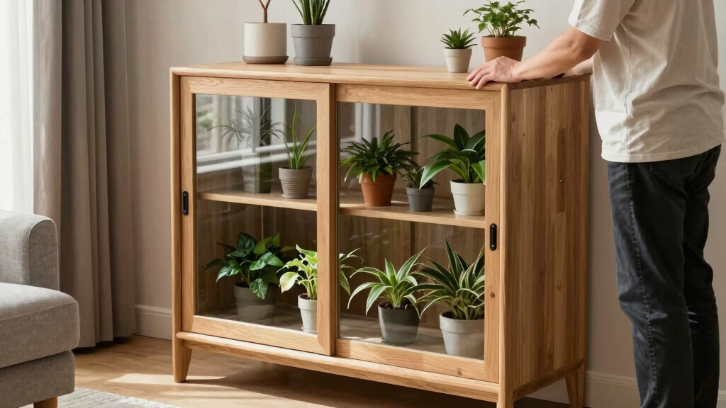best furniture style indoor garden cabinet