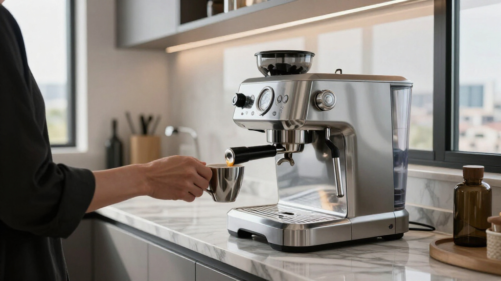 high end espresso machine for celebrity style kitchens