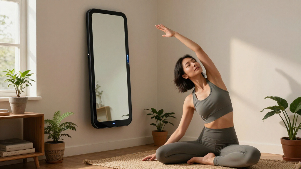 best smart exercise mirror for small spaces