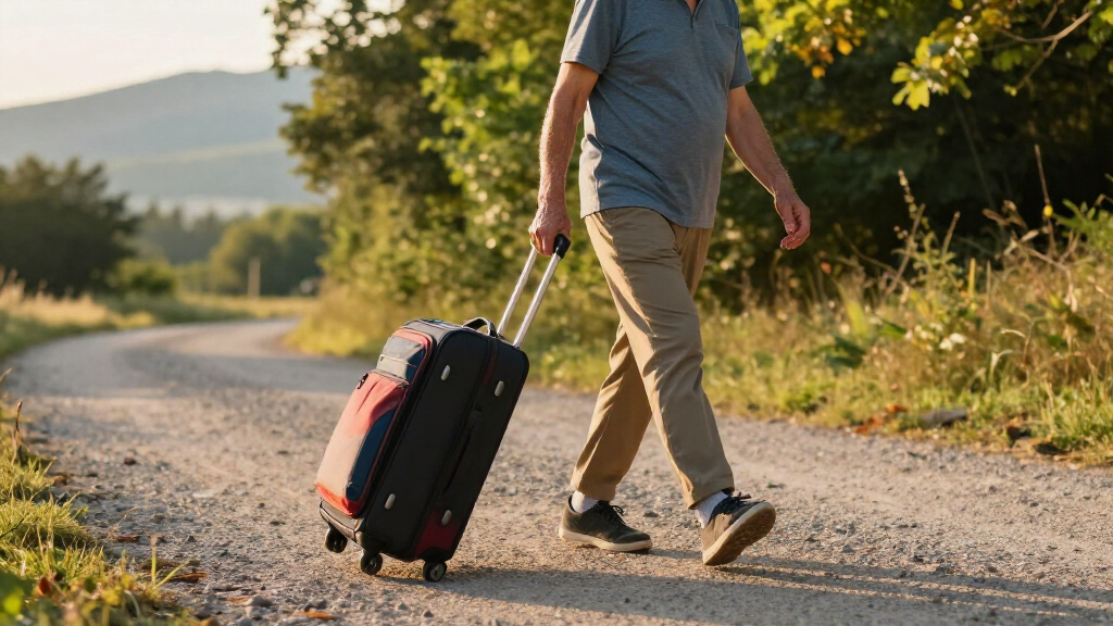 lightweight suitcase for seniors