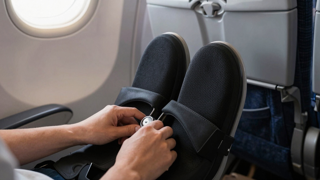 best ergonomic travel footrest for flights