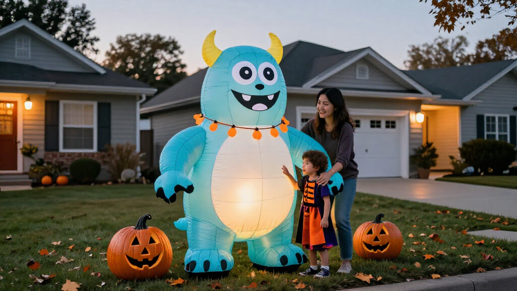 Halloween inflatable movie characters