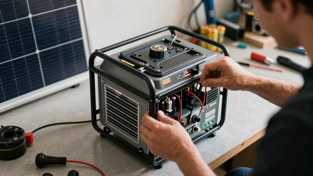 solar powered backup generators