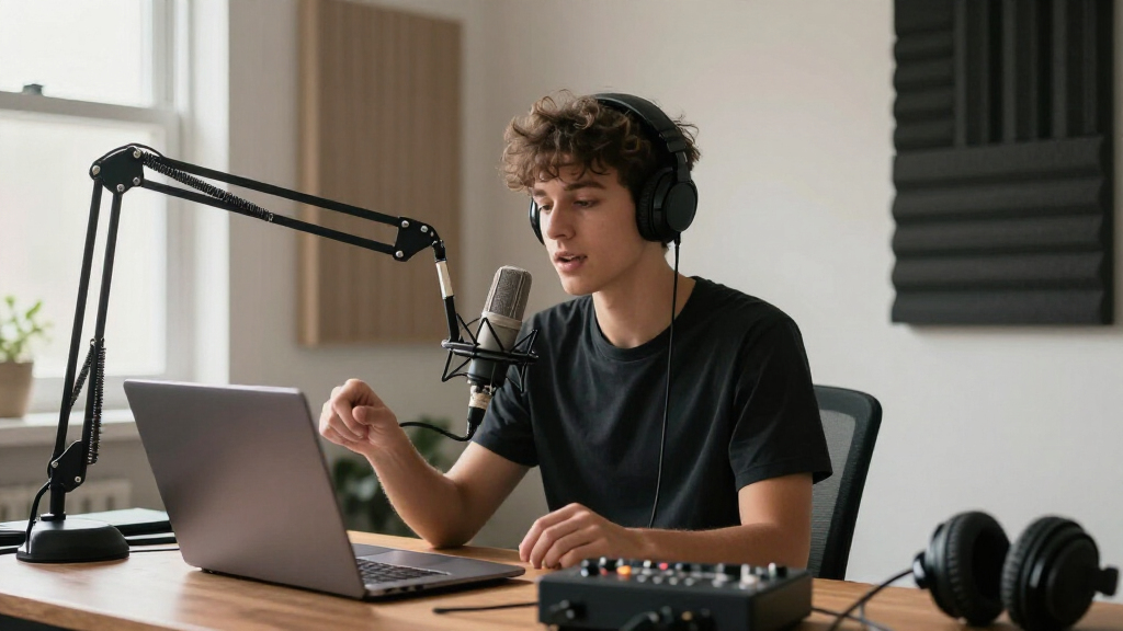 studio microphone arms