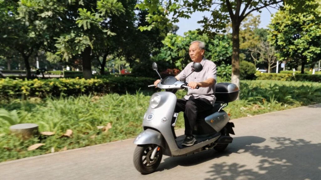 motorized scooter for elderly