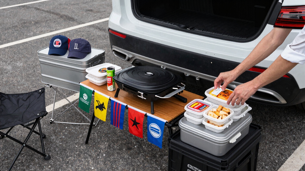 soccer fan tailgate gear