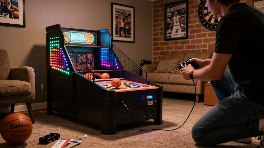 best electronic basketball game for basement fan cave