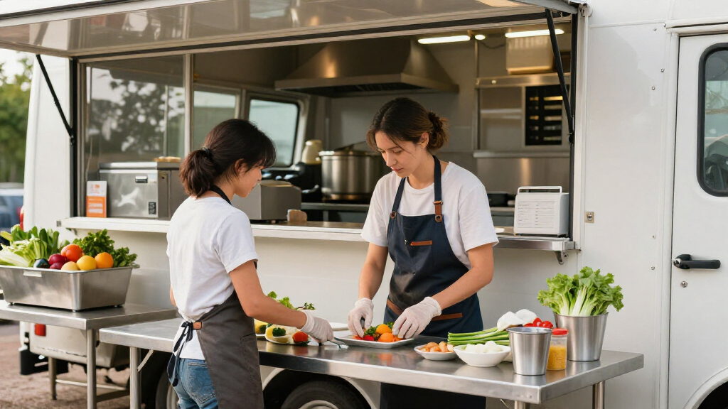 best food truck prep tables on amazon