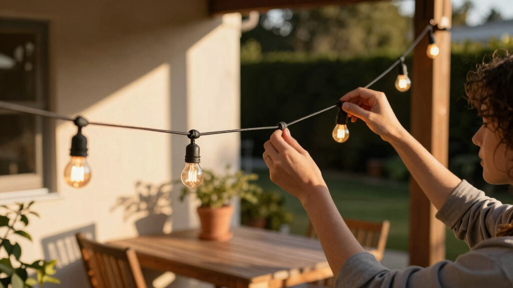 alfresco lighting ideas