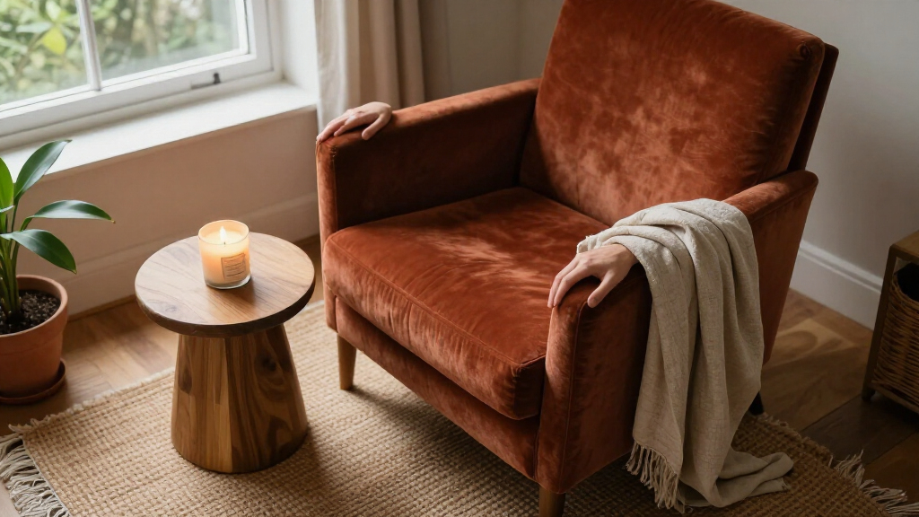 accent chairs for spiritual reading corners