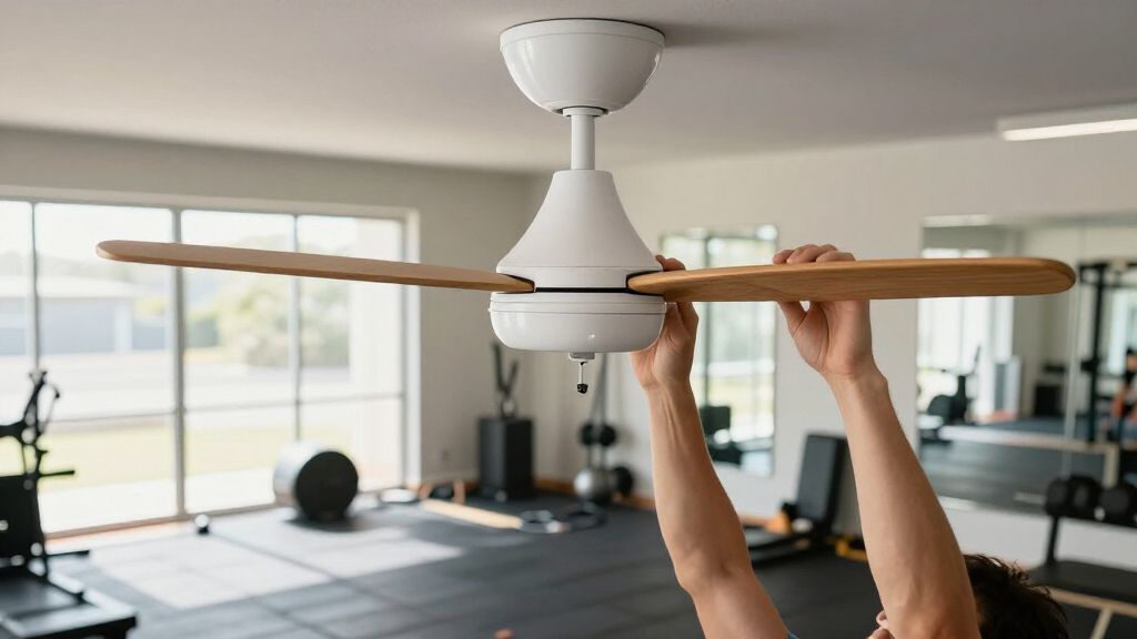 ceiling fans for home gyms