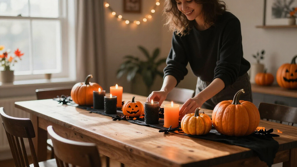 Halloween table decorations