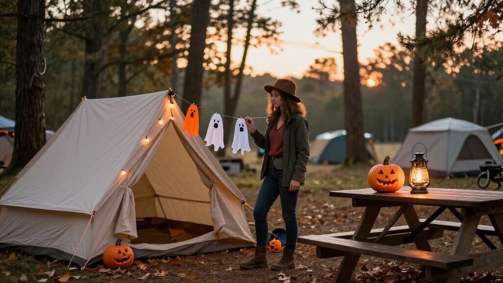 Halloween camping decorations