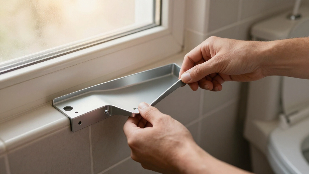 aluminum toilet mounting bracket