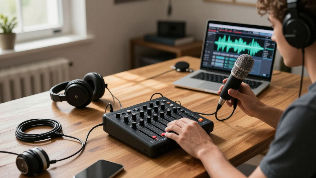 portable audio mixers for podcasts