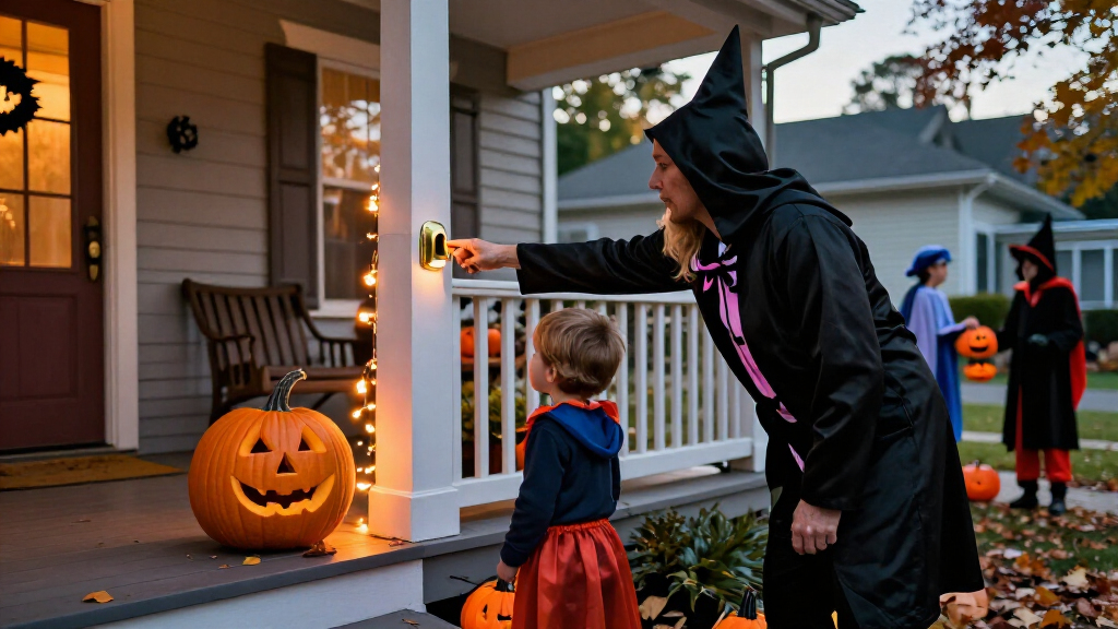 Halloween musical doorbells