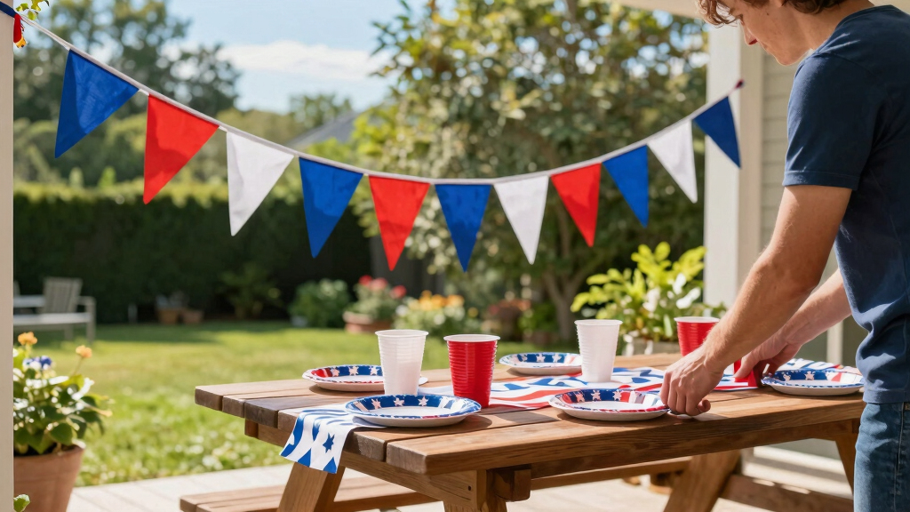 patriotic outdoor party supplies