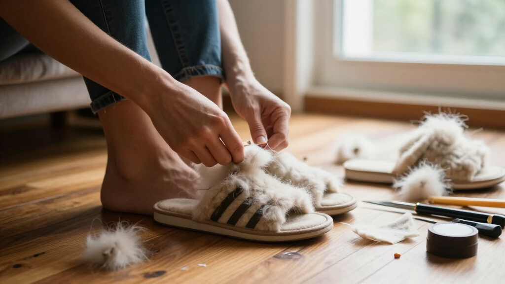 best pony-hair adidas slippers