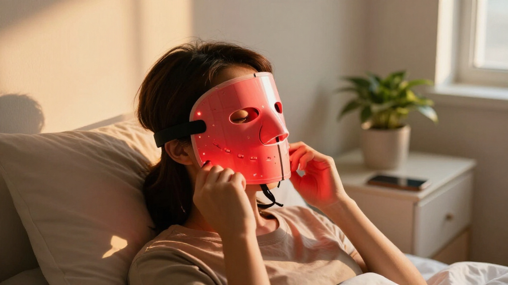 red light therapy mask