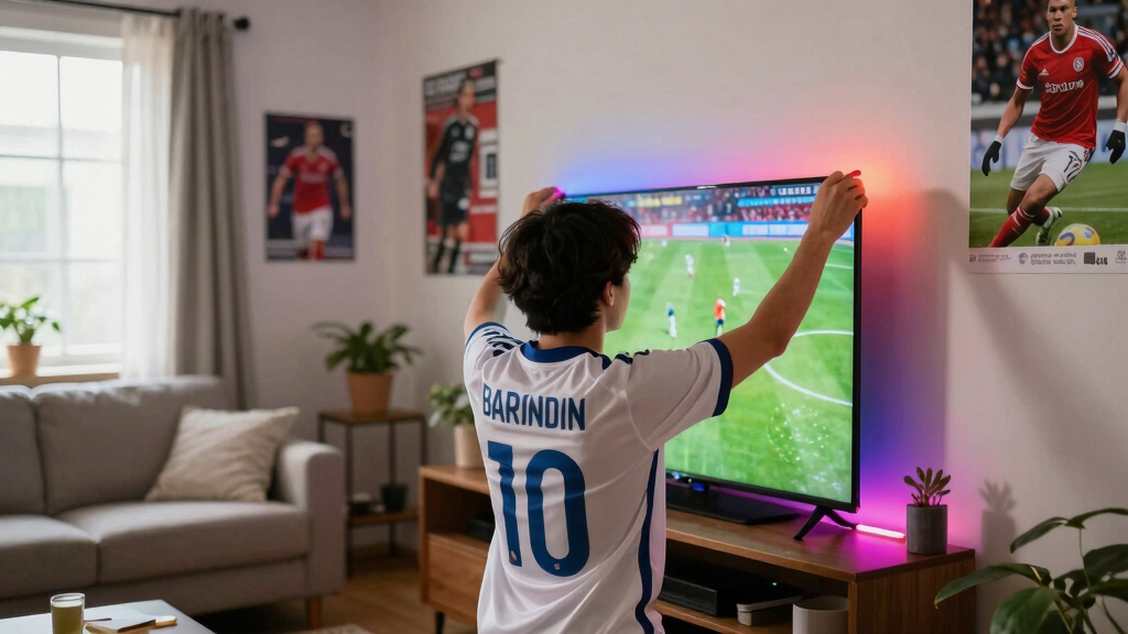 soccer fan LED light strips