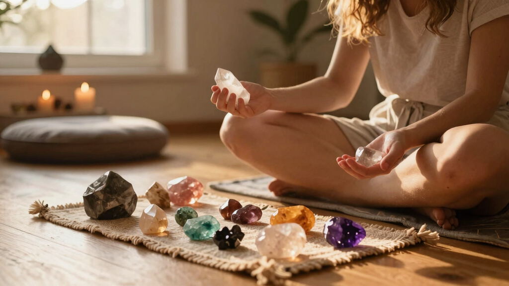 crystal energy healing sets