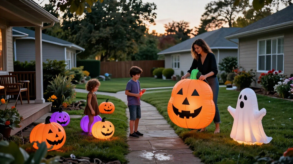 Halloween outdoor inflatables