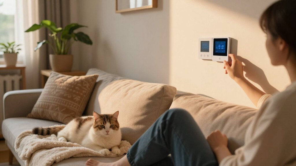 best smart thermostat with room sensors for pets