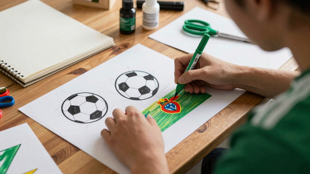 soccer fan art prints