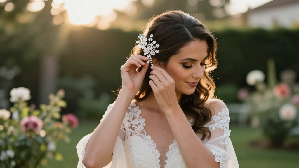 crystal hair pins bridal