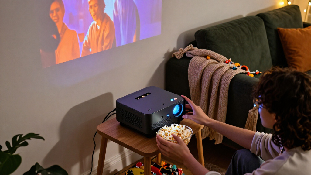 mini projectors for Halloween movies