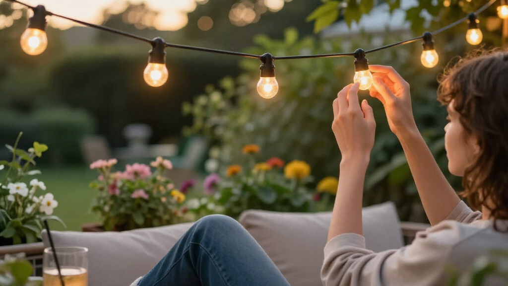 outdoor string lights