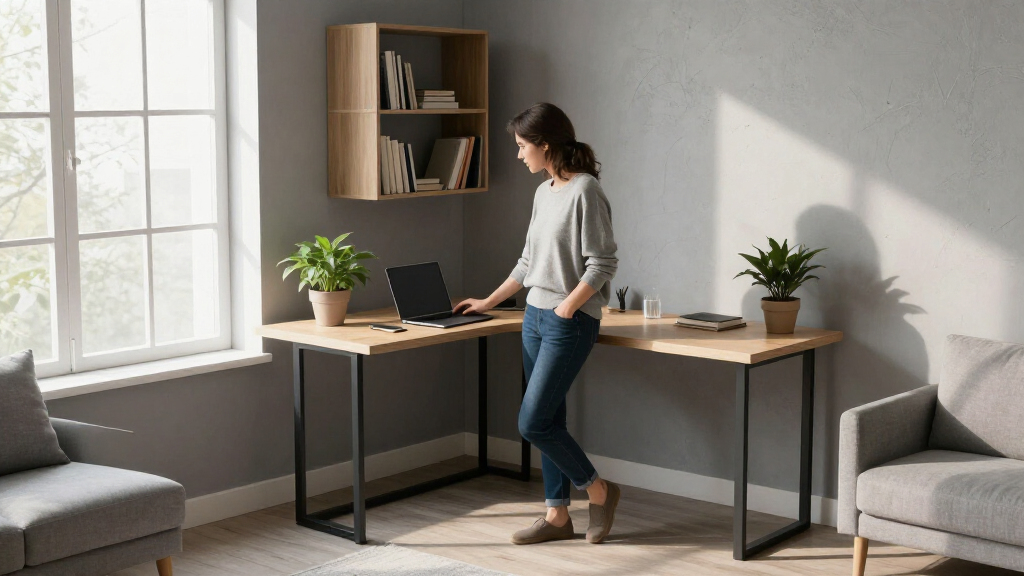 best corner standing desks for home offices
