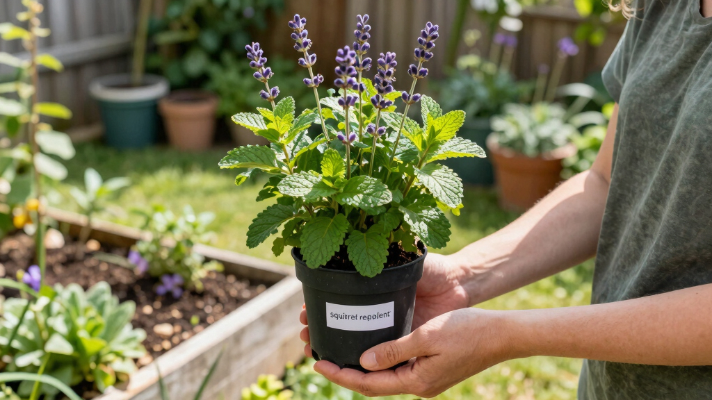 best squirrel repellent plants