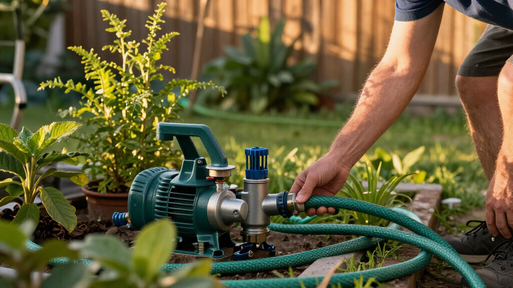 best rainwater pump kit for garden irrigation