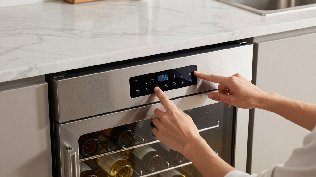 wine fridge dual zone 60 bottle
