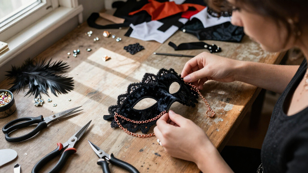 designer Halloween costume accessories