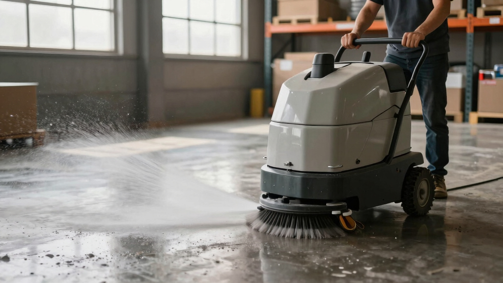 industrial floor scrubbers