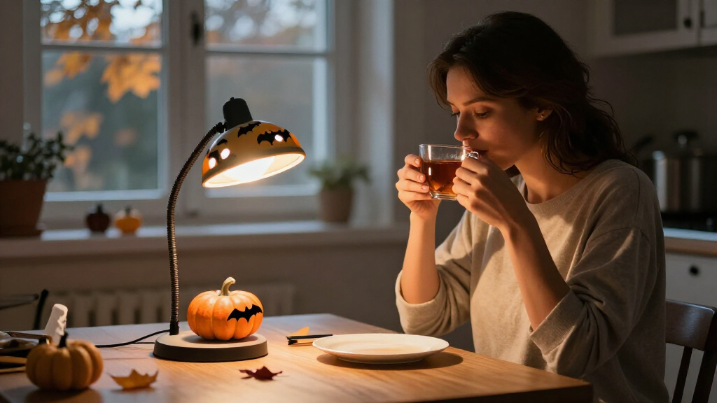 Halloween light therapy lamps