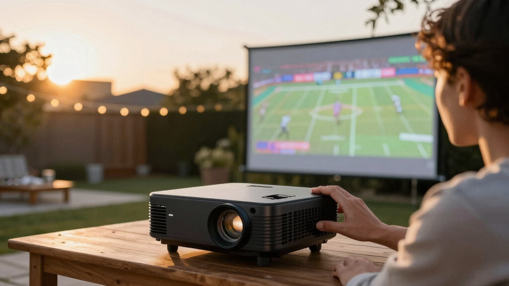 best premium short throw projector for football games