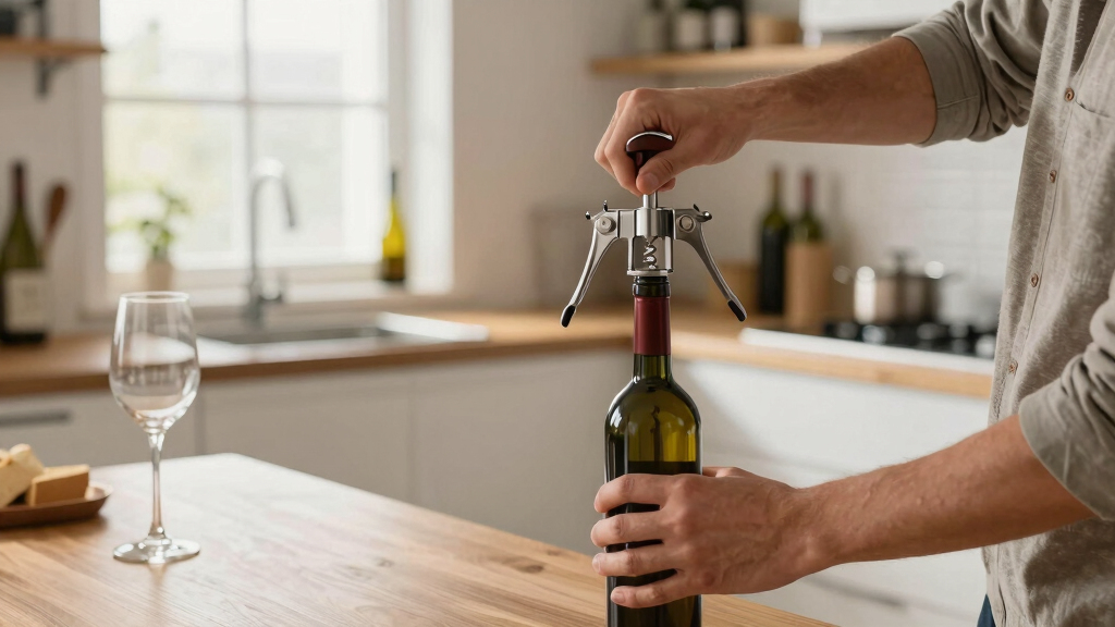 electric corkscrew with foil cutter