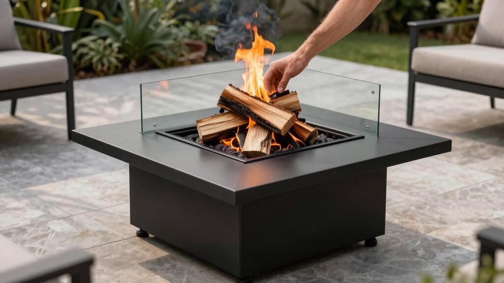 best outdoor fire pit table premium