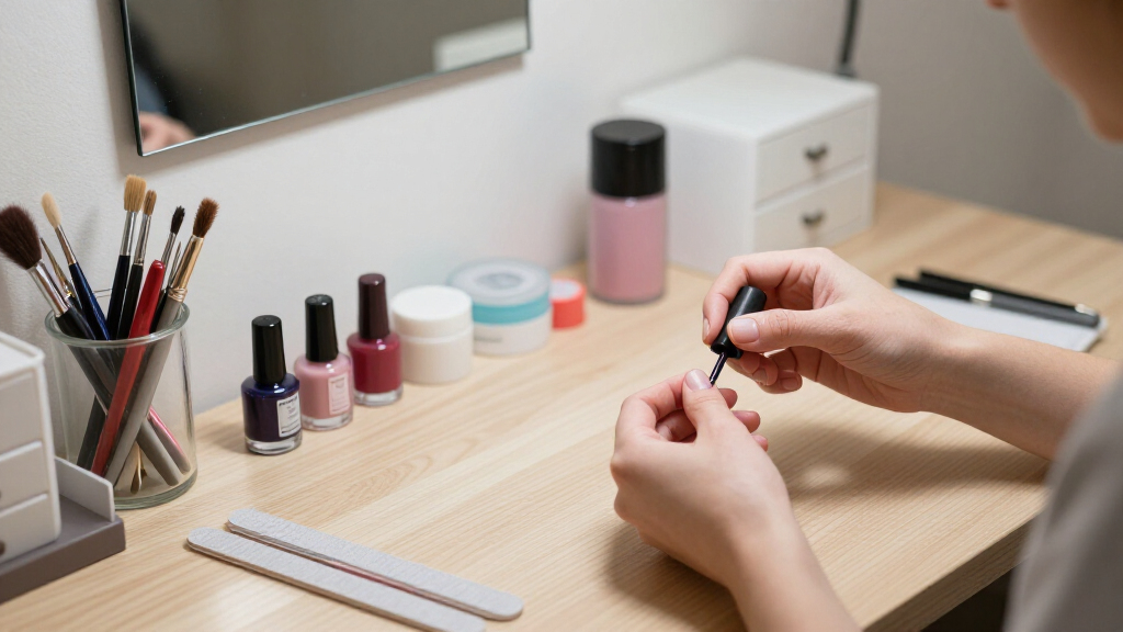 complete manicure station set