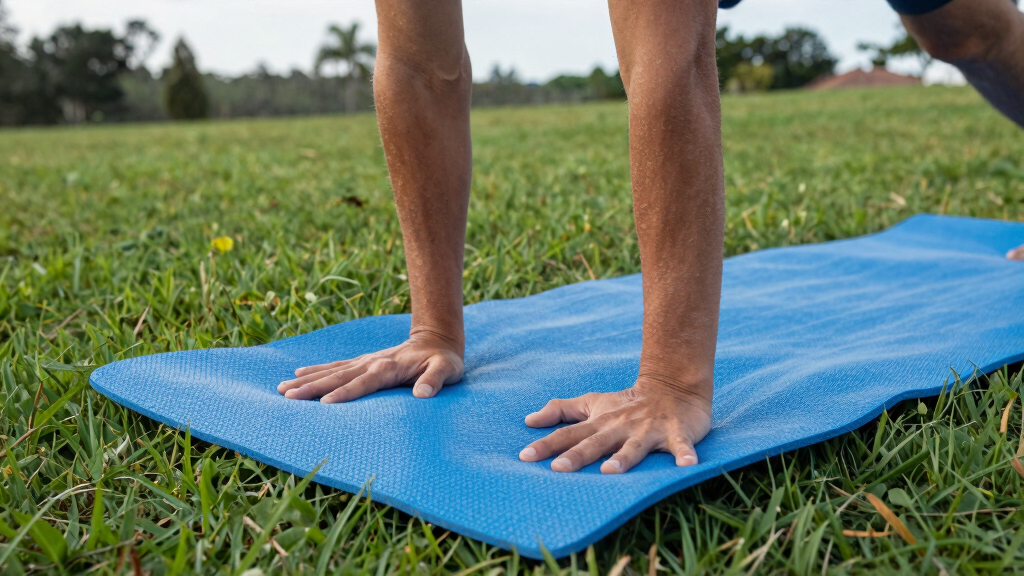outdoor yoga mats