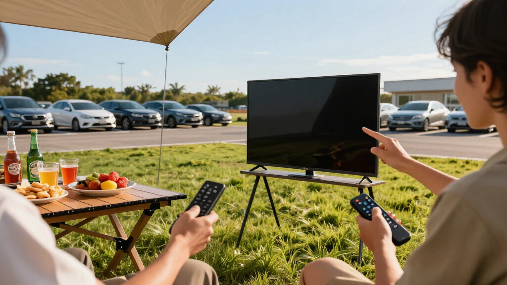 outdoor smart TVs for tailgating