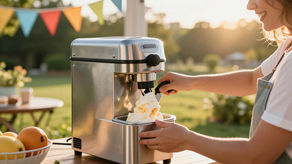 heavy duty ice cream maker for summer parties
