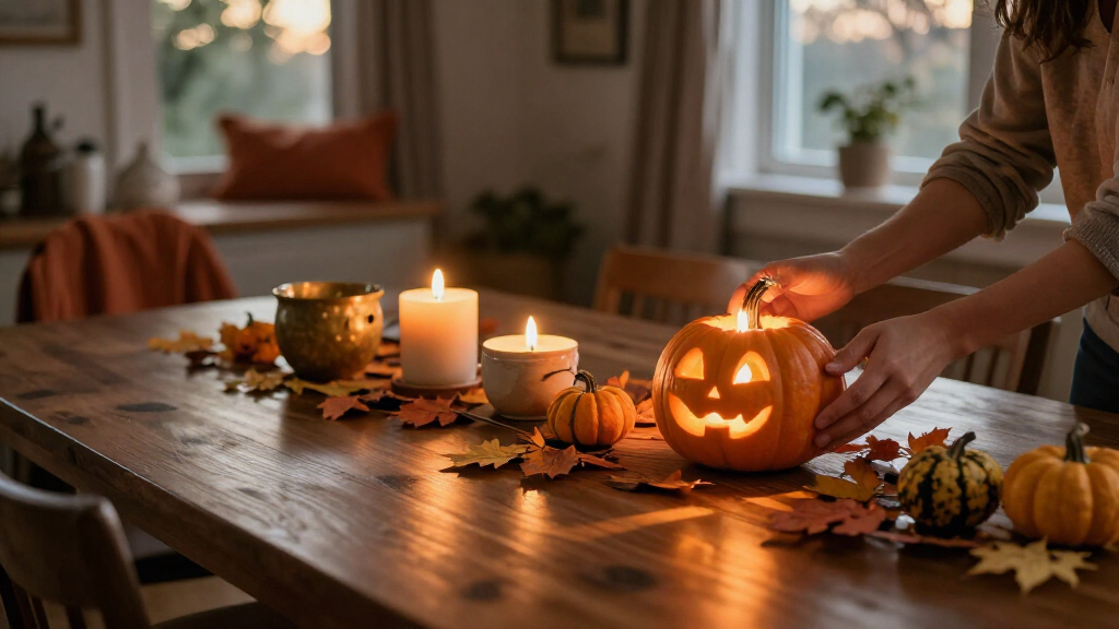 Halloween candle holders